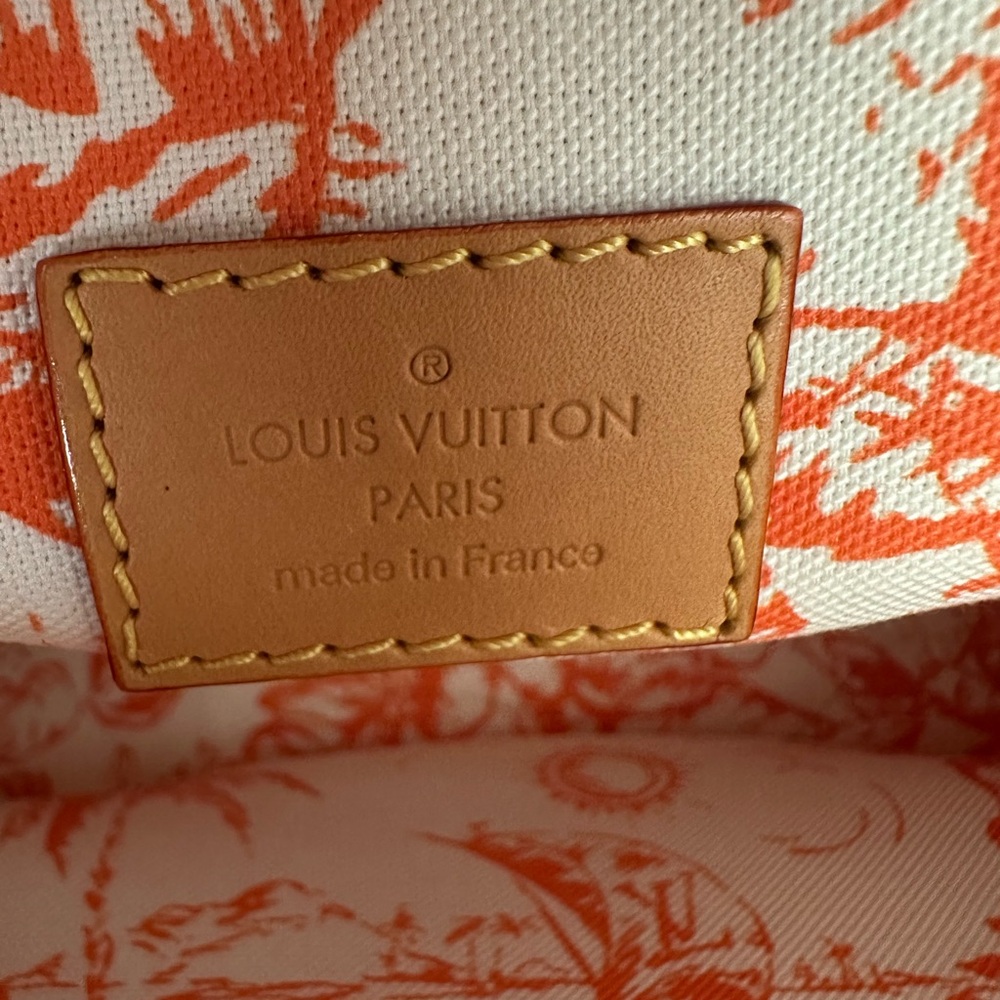 Louis Vuitton Floral Crossbody Bag in Pink and Orange - Picture 3 of 9